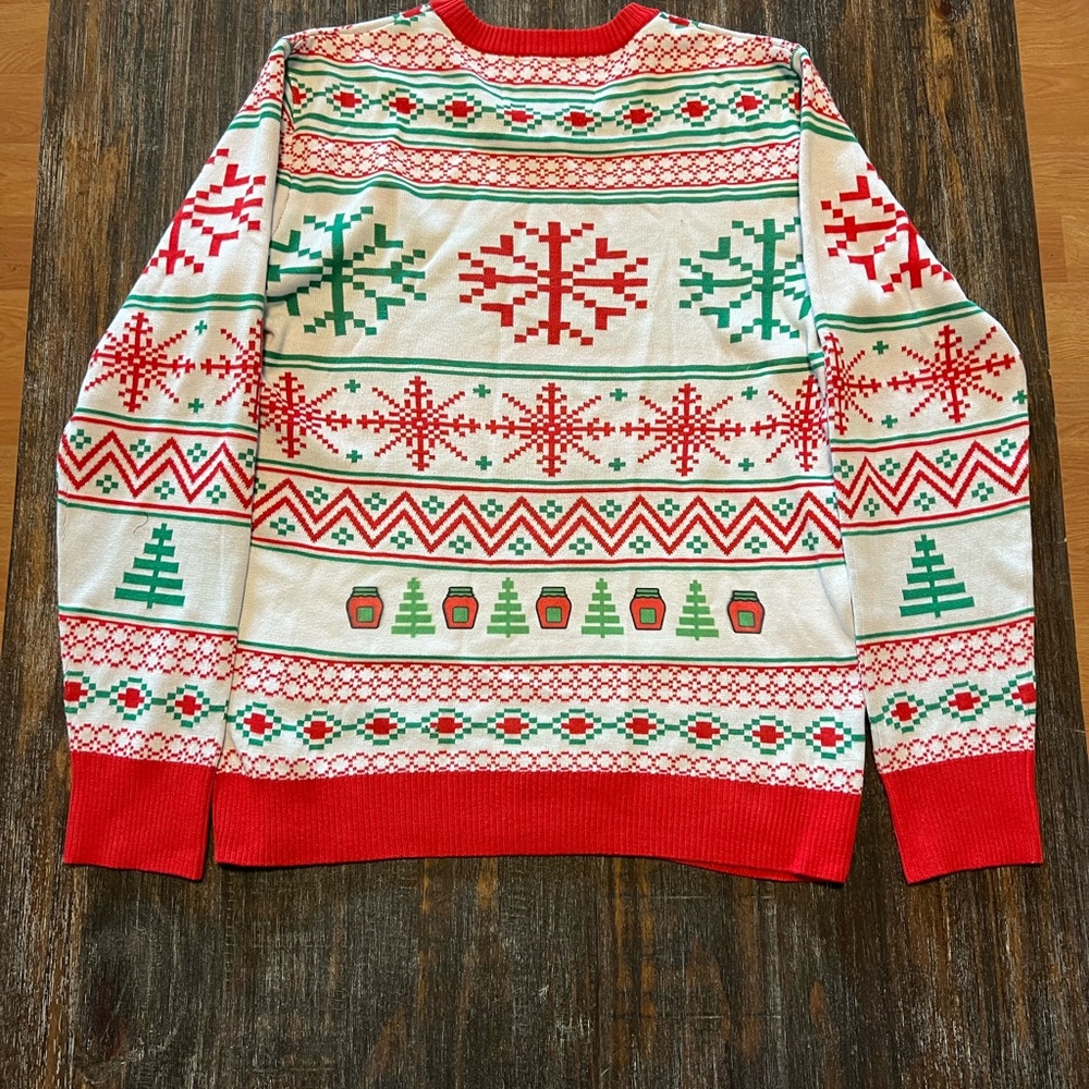 Ugly Christmas Sweater - Red, Green, and White Crewneck - Picture 7 of 7